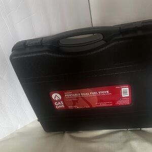 Black Portable Dual Fuel Stove